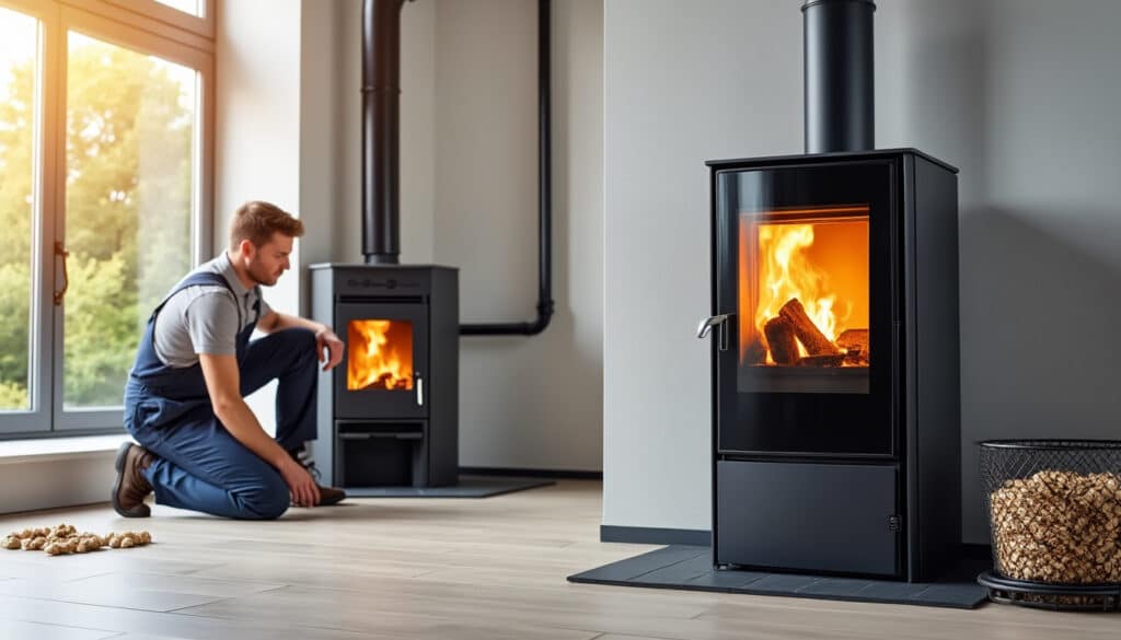découvrez comment l'installation d'un poêle à granulés peut remplacer efficacement votre chauffage central au fioul, offrant une solution écologique et économique pour chauffer votre maison.